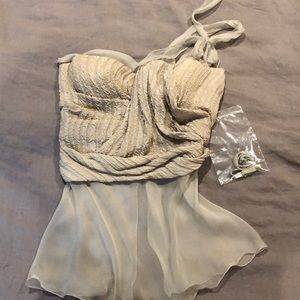 La Perla size 42 fun corset like top